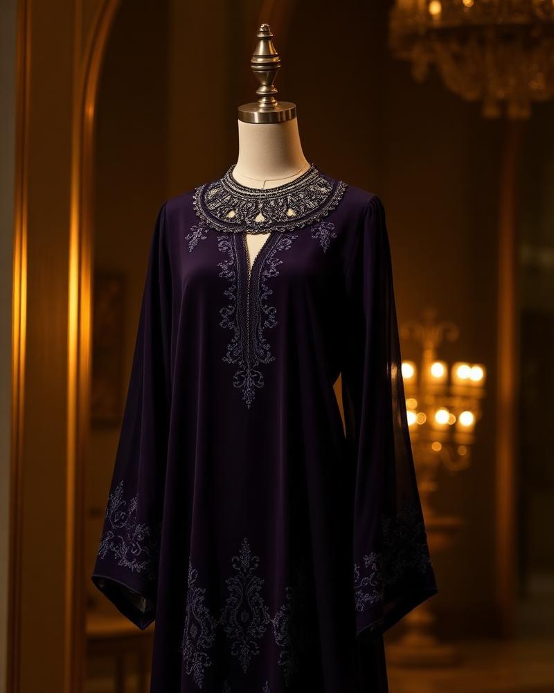 Embellished Kaftan Abaya